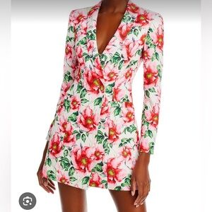Floral blazer dress, Alice + Olivia